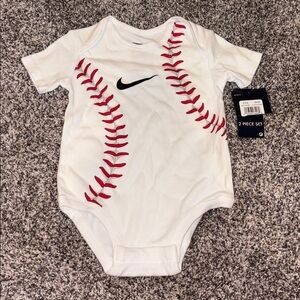 6-9 month Nike Baby Baseball onesie